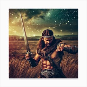 Viking Warrior Canvas Print