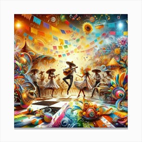 Mexican Dance Canvas Print