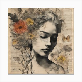 'Flora' 3 Canvas Print