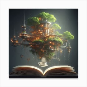 Book Art Canvas Print