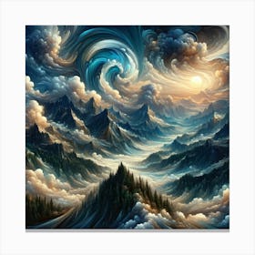 Tempestuous Beauty 4 1 Canvas Print