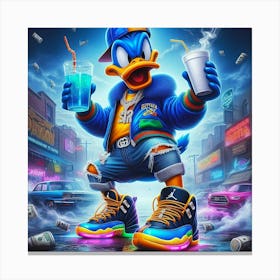 Donald Duck 1 Canvas Print