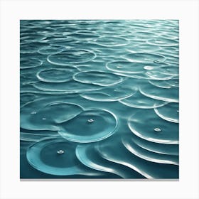 Water Droplets Canvas Print