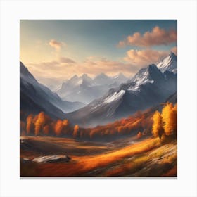 Landscape Painting Canvas Print