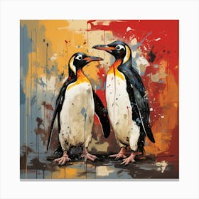 Penguins 11 Canvas Print