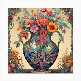 Vase Of Flowers 2 Canvas Print