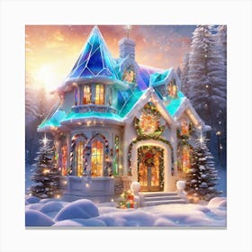 Christmas House 43 Canvas Print