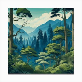 Forest Landscape Canvas Print