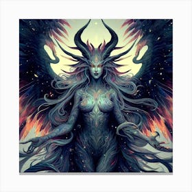 Demon Goddess 6 Canvas Print