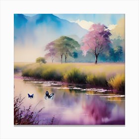 'Riverside' Canvas Print