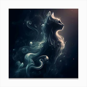 Smokey Cat 2 Canvas Print