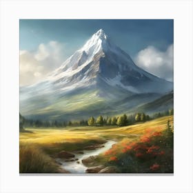 Mountain Landscape Canvas Print