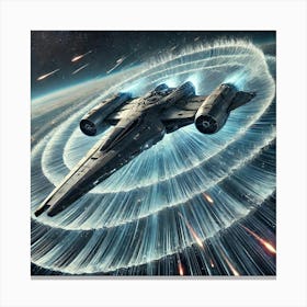 A High Tech Sci Fi Scene Showcasing The Cascade S Canvas Print