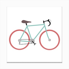 I Love Cycling Canvas Print
