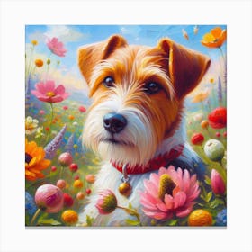 Fox Terrier Canvas Print