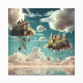 Floating Clouds Canvas Print