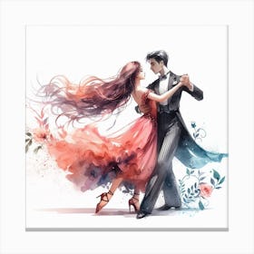 Ballroom dance 1 Canvas Print
