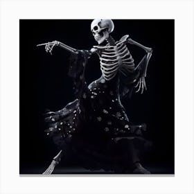 Skeleton Dancer 1 Canvas Print