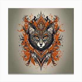 Wolf Head Canvas Print