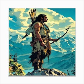 Native American Indian-Drucke 09.12.2024--8fee8 Canvas Print