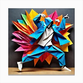 Origami Dancer 94 Canvas Print