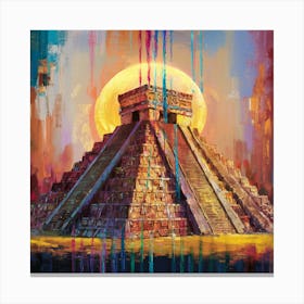 Aztec Pyramid 1 Canvas Print