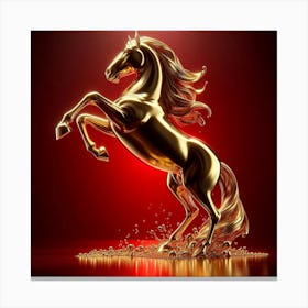 Golden Horse Canvas Print