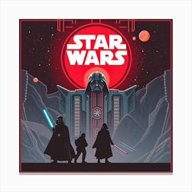 Star Wars Poster Canvas Print