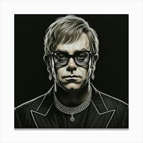 Elton John Canvas Print