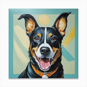 Dog Portrait Canvas Print