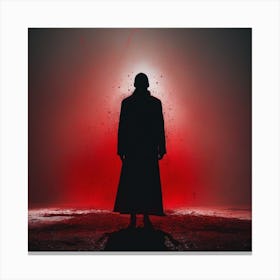 Man In The Red Coat 1 Canvas Print