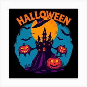 Halloween Castle 2 Canvas Print