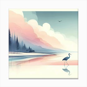 Heron Canvas Print