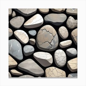 Stone Wall 90 Canvas Print