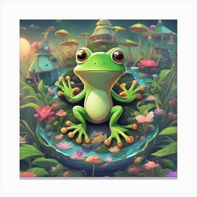 Frog Kingdom Canvas Print