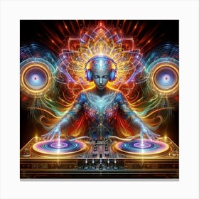 Cosmic Dj 2 Canvas Print