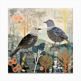 Bird In Nature Cuckoo 4 Canvas Print
