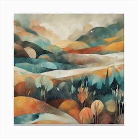 Landscape Painting Canvas Print