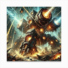 Earthshakers Capabilities Mantleborn Siege Machines Canvas Print