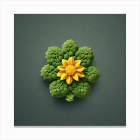 Cauliflower Flower 3 Canvas Print