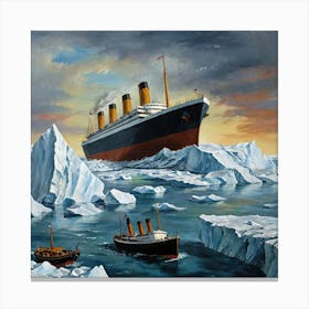 Titanic Canvas Print