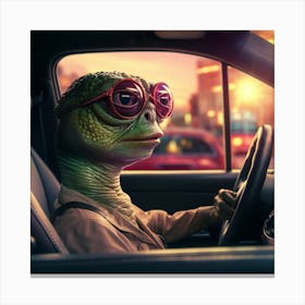 Alien Car 1 1 Canvas Print