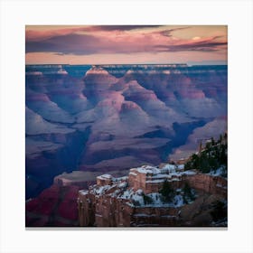 Grand Canyon At Sunset Canvas Print