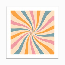 Psychedelic Swirl 1 Canvas Print