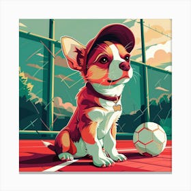 Corgi Dog Canvas Print