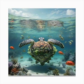 Sea Turtle 3 Canvas Print