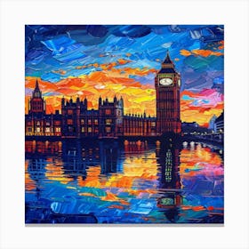 England at Sunset Van Gogh Canvas Print