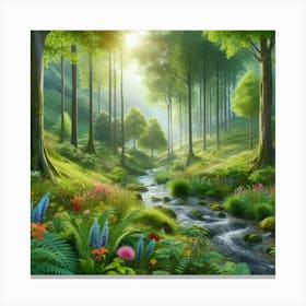 Fairy Forest 14 Canvas Print