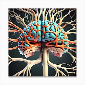Brain Anatomy 19 Canvas Print