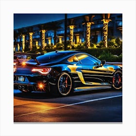 Gtr At Night Canvas Print